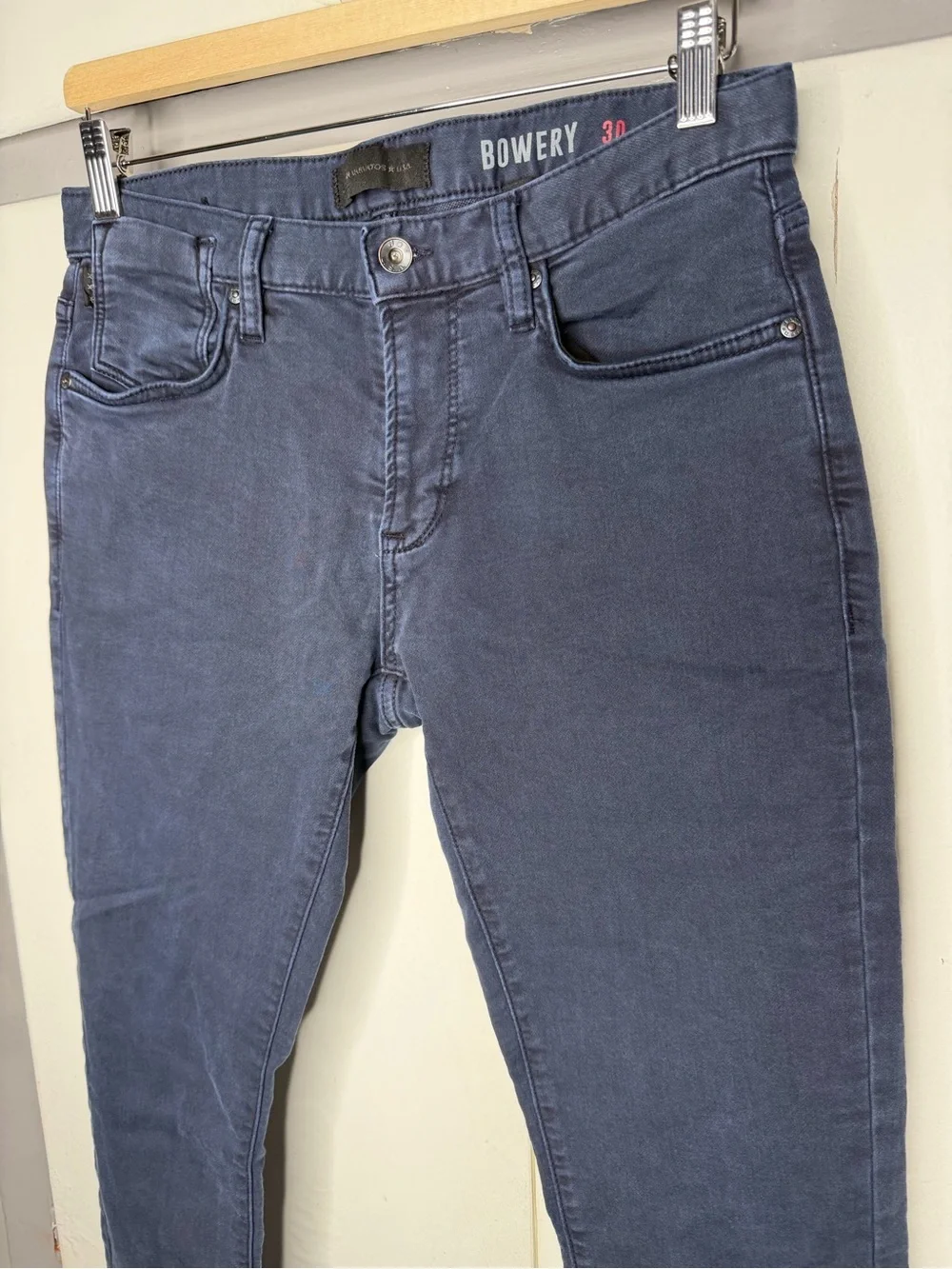 John Varvatos Bowery Slim Fit Jeans Men's 30x30 Navy Blue